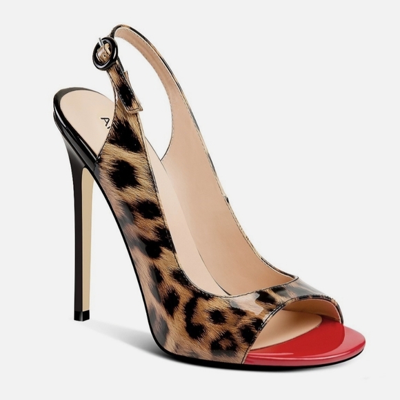 High Stilletto Heel Open Toe Slingback Sandal - Size US (11) - EU (42) - Picture 2 of 3